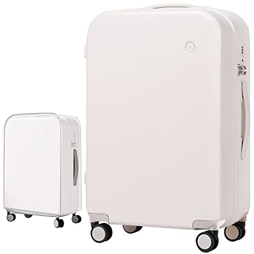 Suitcase Luggage with Spinner Wheels, Hanke Hardside Rolling Suitcase PC with Cover & TSA Lock Lightweight Travel Case