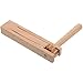 Wooden Ratchet Noise Maker Traditional Handheld Percussion Instrument Birch Wood Construction Durable Rattle Design for Sports Events Celebrations Crowd Engagement and Rhythm Sound Use