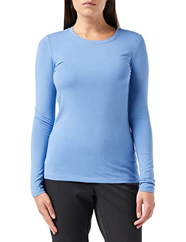 Image of Amazon Essentials Women's Regular-Fit Long-Sleeve Crewneck T-Shirt (Available in Plus Size)