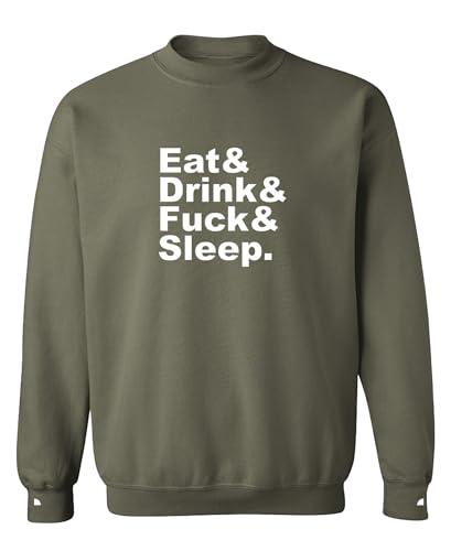 The Goozler Funny Graphic Crewneck Sweatshirt Novelty Humor Party Gift