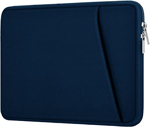 Image of 15.6 inch Laptop case, Durable Briefcase Shockproof Protective Sleeve, Handbags Portable Laptop Bag for 15.6 inch HP Dell Asus Lenovo Notebook Computer Cover with Front Pocket, Blue