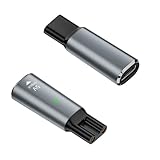 RAINSUNG Female USB C Adapter for Philips Shaver 5V for Norelco OneBlade QP2724 QP2834 MG5910 MG7910 MG9510 MG9520 PQ888 PQ889 Power Cord Adapter - 2PCS