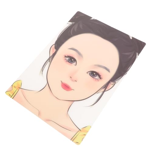 NUOBESTY Tablero Para Practicar Pintura Facial Moldes Para Pintar Caras y Maquillaje Reutilizable Material Plástico