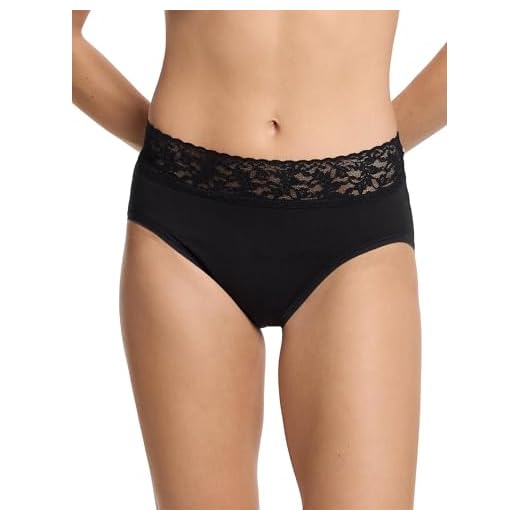 Hanky Panky Organic Cotton Brief, M, Black