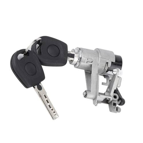 Pizgear Manija de Puerta Exterior Trasera con Cerradura, 2 Llaves, for Golf IV Lupo, Seat Arosa 1997-2006 1J6827297G 1J6827565B Mango de Asiento Ajustable para automóviles(Lock)