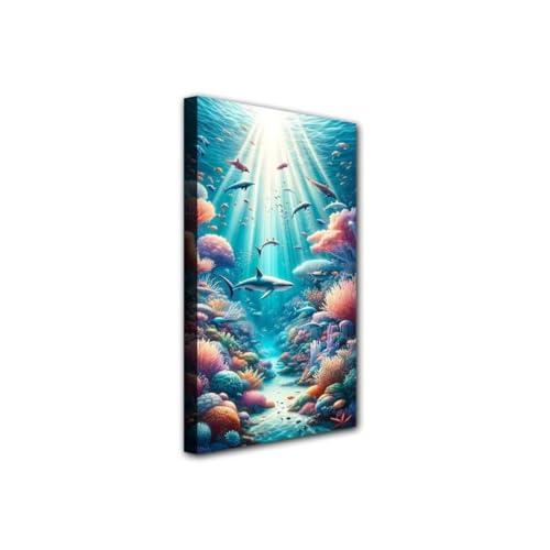 Peinture Diamant Adulte Requin - Évadez-vous avec le Diamond Painting Créatif