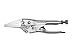 Teng Tools 6 Inch Long Nose Narrow Jaw Power Grip Locking Pliers 404-6S, Silver