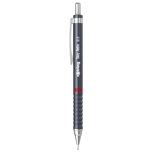 ROTRING Tikky Retro, vielseitig, metallisch, grau, 0,5 mm