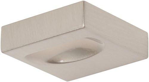 Atlas Homewares A833-BN Successi Thin Square Knob, 1.34-Inch, Brushed Nickel