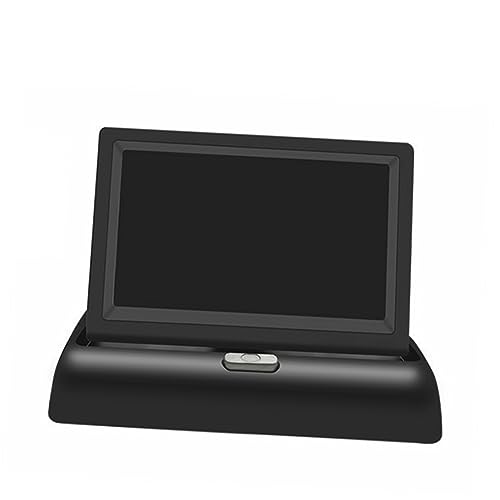 QUMIIRITY Inch Foldable Car Monitor Rear View Monitor Screen for Car Truck Rv Mini-Van