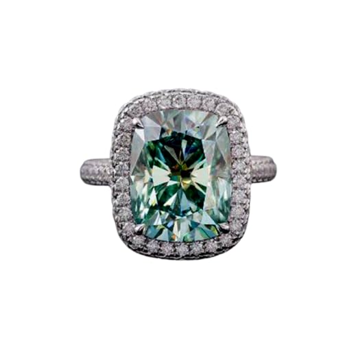 Bague argent 925 massif anti-ternissement avec moissanite pure de 1 à 6 mm