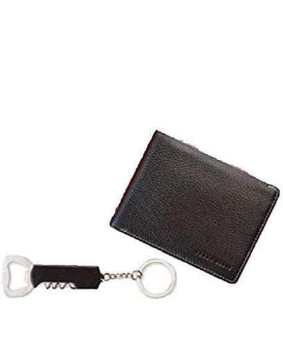 Preisvergleich Produktbild Perry Ellis Herren-Schlüsselanhänger, Leder, mit Korkenzieher