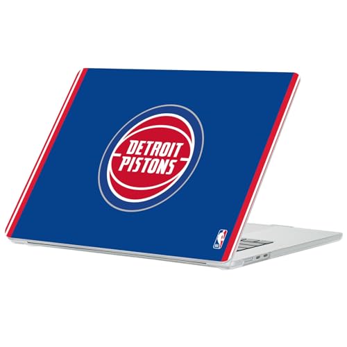 Coque MacBook Air A2681 solide pour éviter rayures logo Detroit Pistons bleu