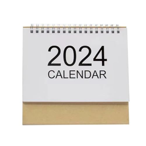 卓上カレンダー - 2024 フリップスタンディングデスクカレンダー、ミニマンスリーデスクトップカレンダー、デイリースケジュールプランナー、ホームオフィスデコレーションカレンダー(サイズ:M)