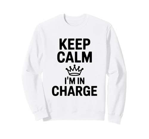 Keep Calm I'm In Charge �ʔ������[�_�[�V�b�v���[���A �g���[�i�[