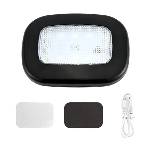 YTFRL Car Interior Dome Light with 10 LEDs, USB Rechargeable