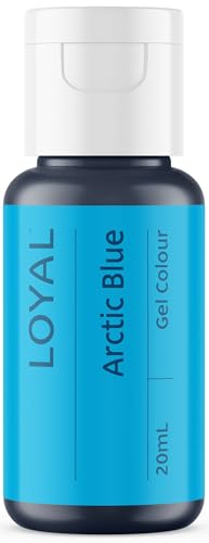 Image of Loyal Gel Food Coloring | Vibrant Color for Buttercream, Fondant, Royal Icing, Gum Paste, Marzipan and Cake Batter | Gel-Based Concentrated Food Dye - 20ml Arctic Blue