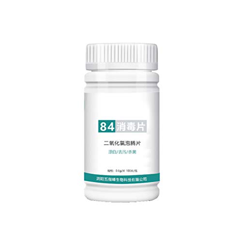 Preisvergleich Produktbild Desinfektionstablette, 100 Stück 84 Desinfektionstablette Brausetabletten Wäsche Haustierboden Haushaltsdesinfektion