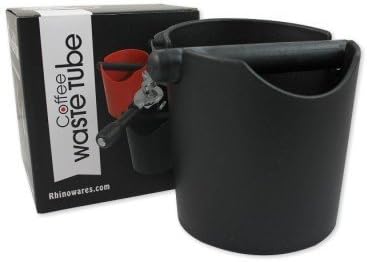 Rhinoware Knock Box Waste Tube - Three Colors to choose from - Coffee and Espresso (black)