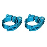 Hinweis - Unsere Sattelstützklemme hat zwei Größen zur Auswahl, die 31,8 mm Klemme ist für Sattelstützendurchmesser von 27,2/28,6 mm geeignet, und die 34,9 mm Klemme ist für Sattelstützendurchmesser von 30,4/30,8/30,9/31,6 mm geeignet. Sie müssen das Sattelstützenetikett oder die Sattelstützengröße vor dem Kauf der Sattelstützklemme bestätigen, aber die Sattelrohrwandstärke variiert, Sie können zuerst den tatsächlichen Außendurchmesser des Rahmensattelrohrs messen