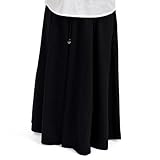  BAUMWOLLROCK MITTELALTER ROCK MARKETENDERIN LARP GOTHIC 36-44 schwarz 7062