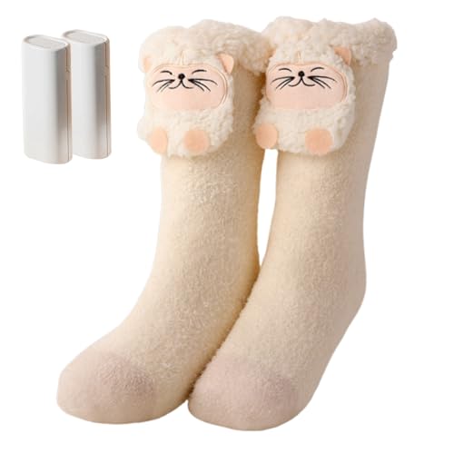 Calcetines Calefactables, ADDLIVE Calcetines Mujer Calefactores, Calcetines Calefactados, Heated Socks con 3 Ajustes de Temperatura y 2 Baterías, Control por App para Exteriores, Esquí, Invierno