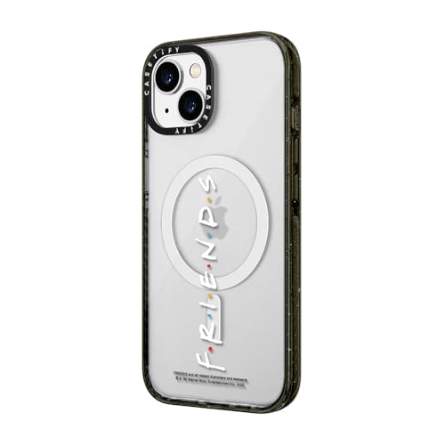 Coque iPhone 14 CASETiFY Impact antichoc transparente et compatible MagSafe logo Friends - 7