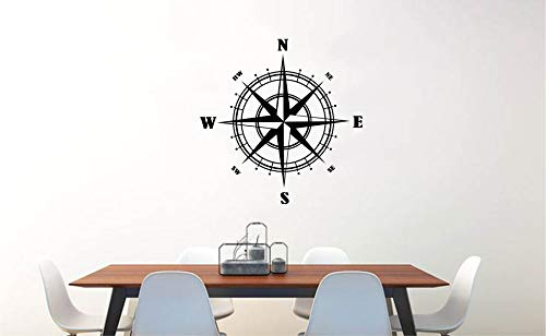Decal O Decal Vinyl ' Direction Compass ' Wall Stickers, Multicolor