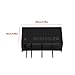 Create idea 2pcs B1212S-2W 4 PIN Isolated Power Module Relay 20x14mm for Home Automation Industrial Control Resistor, Black