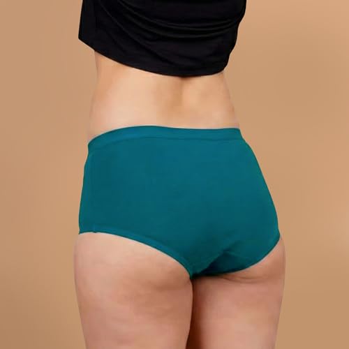 Image of REVAA Heavy Period Panty for Women & Girls (Pack of 1) Soft Cotton, Reusable & Leak Proof Menstrual Underwear, No Pads Required, Rash-Free Comfort, for Super Heavy Flow, Lasts Up to 2 Yrs