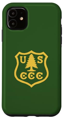 Vintage Civilian Conservation Corps Retro CCC Logo X}zP[X iPhone 11 p