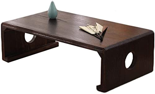 Table d'appoint de balcon en bois pour moments détente et thé