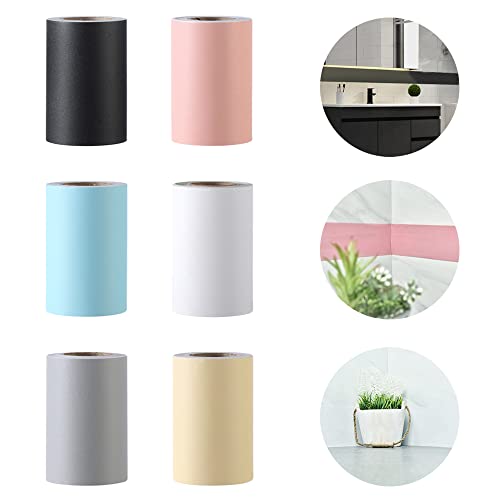 Decalques de vinil para decoração de casa 5M autoadesivos PVC linha da cintura papel de parede adesi