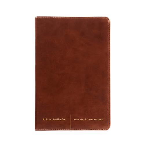 BIblia Sagrada Slim NVI. Luxo. Capa Marrom (Em Portugues do Brasil)