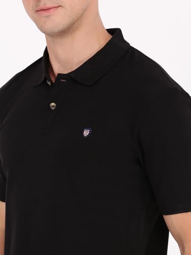 Image of Macroman M-Series Fashion Half Sleeve Polo Core Casual T-Shirt for Men, Cotton Blend, Pack of 1