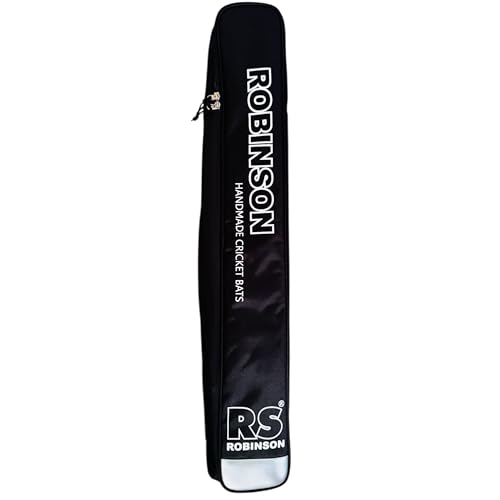 Image of RS Robinson Foam Padded Cricket BAT Cover (Full Size) (Black)