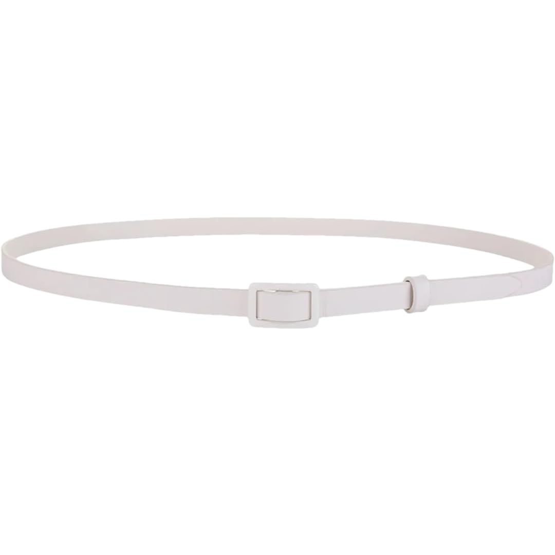 Women’S First Layer Cowhide Thin Waistband Decoration Belt For Leather Matching And Dress