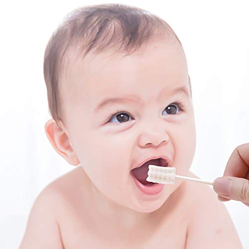 EXCEART 30 Pcs Limpador de Língua para Bebês Gengivas Escova de Dentes Escova de Dentes Infantil Des