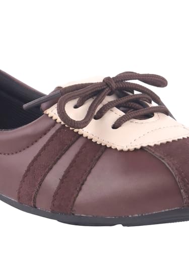 Image of Shoetopia Classic Lace-Up Ballet Flats for Women Fashion Sandals for Casual, Party & Daily Footwear