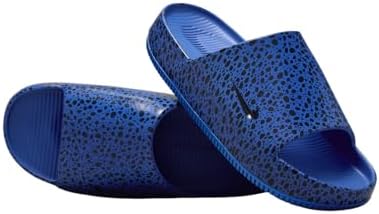 Nike Calm Slide Print Ns Slides For Mens Racer Blue/Dk Obsidian