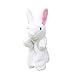 TOYANDONA Lapin Lapin Main Marionnettes Marionnettes à Gaine Souple en Peluche Jouets Enfants Party Favors Cadeaux Blanc