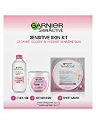 Garnier SkinActive Micellar Skincare Routine Kit for Sensitive Skin
