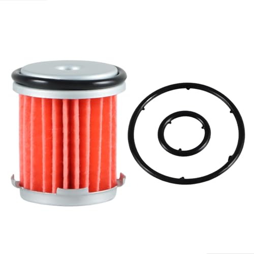 Image of Auto Transmission Filter with O-ring (with Transmission Oil-fluid Cooler O-rings）Compatible with Acura RDX RLX TSX TL /Honda Odyssey Accord CR-V Civic Pilot Replace#: 25450-P4V-013