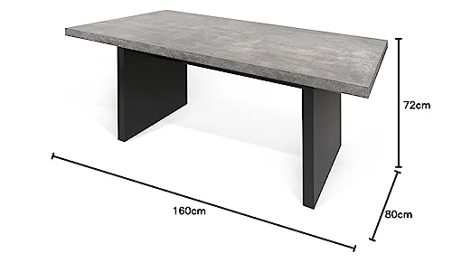 TemaHome Detroit Tavolo da Pranzo, Legno, Effetto