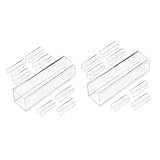 MAGICLULU 2 Series Cuvettes De Plástico Transparentes Cuvettes Precisas Y Exactas Para Laboratorio Para Experimentos Académicos Industriales 8 Piezas*2