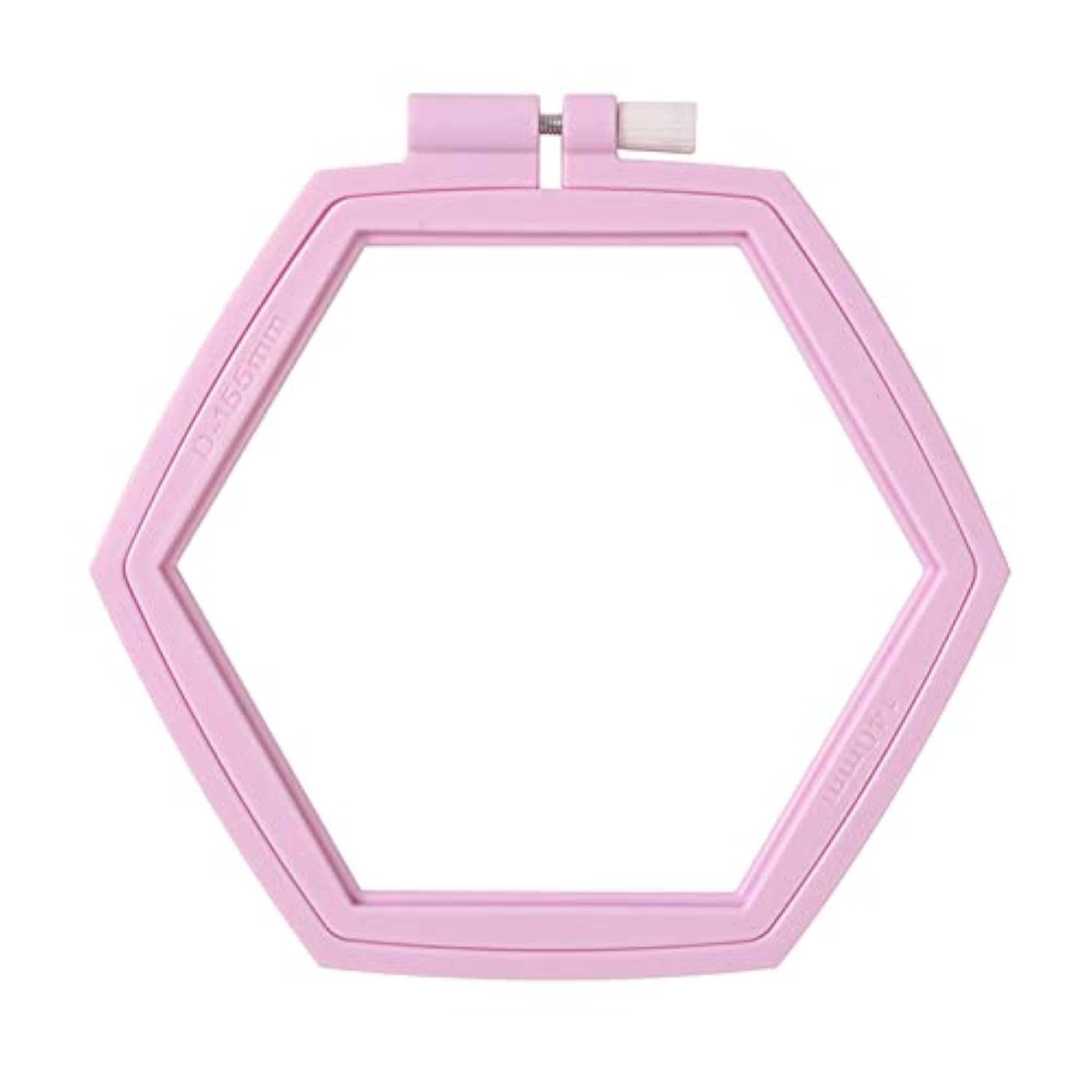 Embroidery Hoops 105x95mm for Quilting & Sewing, Pink
