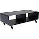 Kare Design Lowboard Lounge M, Grau, Sideboard, TV-Board, Stahlgestell, Rollbar, Minimalistisch, Industrial, 30x90x42 cm (H/B/T)