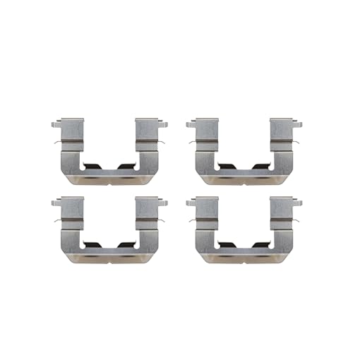 Image of Detroit Axle - Front Brake Pads for 2014-2016 Kia Forte Koup Forte5 2014 2016 Forte, Ceramic Brake Pads w /Hardware Set Assembly Replacement