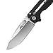 Cold Steel AD-10 and AD-15 Tactical Folding Knife with Lock and Pocket Clip - Premium S35VN Steel Blade, AD-15 Black , 3 1/2