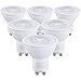 TORCHSTAR Dimmable MR16 GU10 LED Light Bulb, 7.5W (75W Equivalent), ENERGY STAR, 5000K Daylight, 40° Beam Angle, 600Lm, Track Lighting, Recessed Light, 3 YEARS WARRANTY, Pack of 6